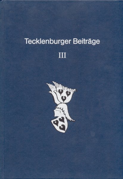 Tecklenburger Beiträge Bd. 3 - Coverbild